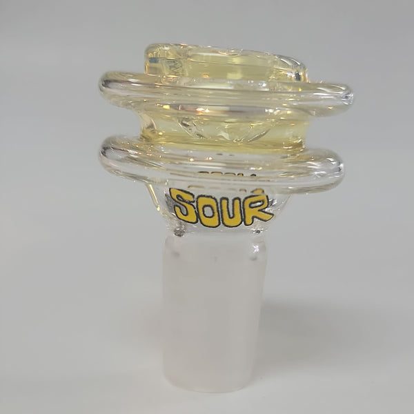 SOUR GLASS BOWL - FUMED