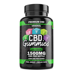 HEMP BOMBS CBD GUMMIES - 100ct (1500mg)