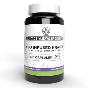 Urban Ice Organics - CBD Infused Kratom Capsules